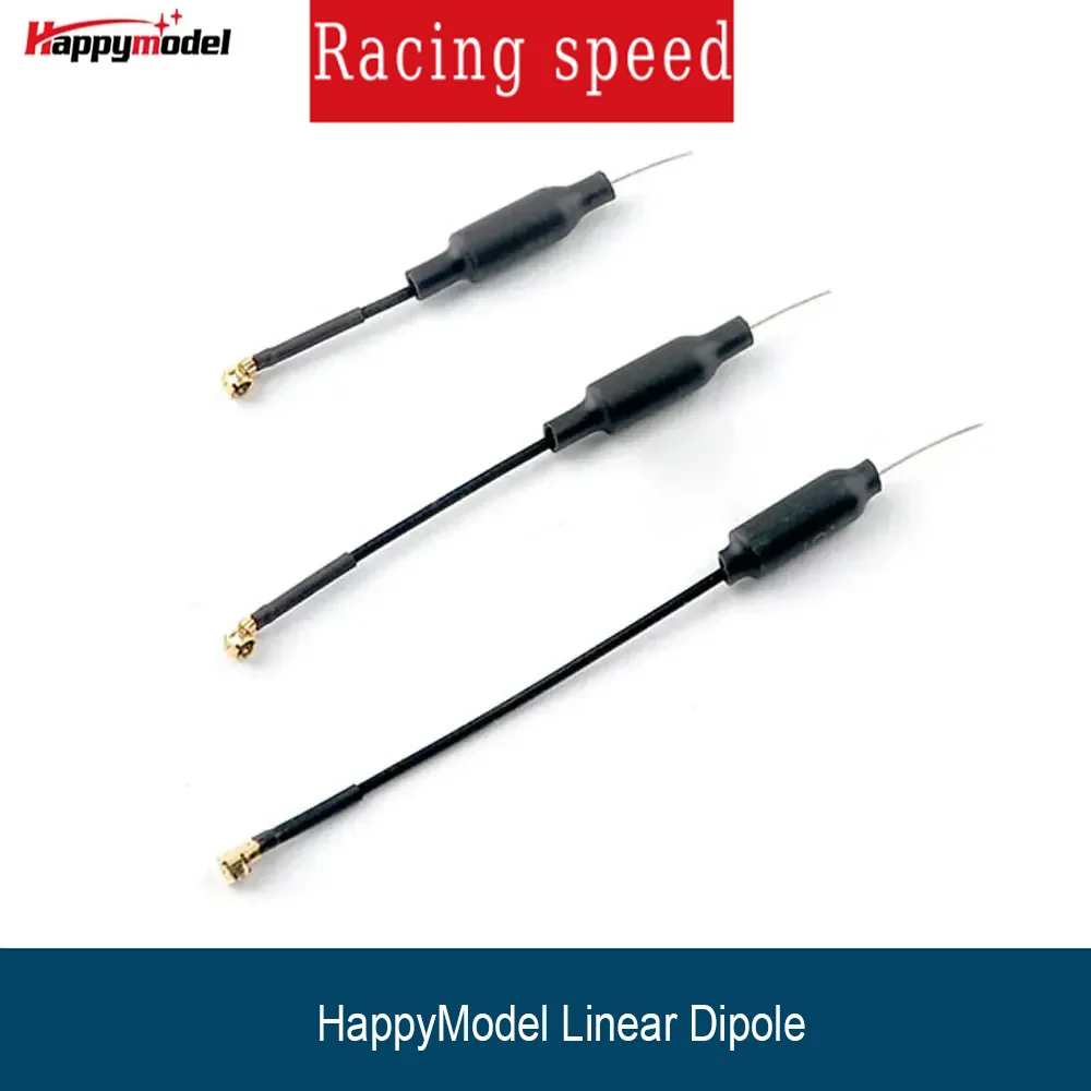 5PCS HappyModel Linear Dipole 5.8G 2dbi Nano Antenna UFL 47mm 60mm 75mm for Mobula7 / Mobula7 1S HD / Mobula8 FPV Tinywhoops
