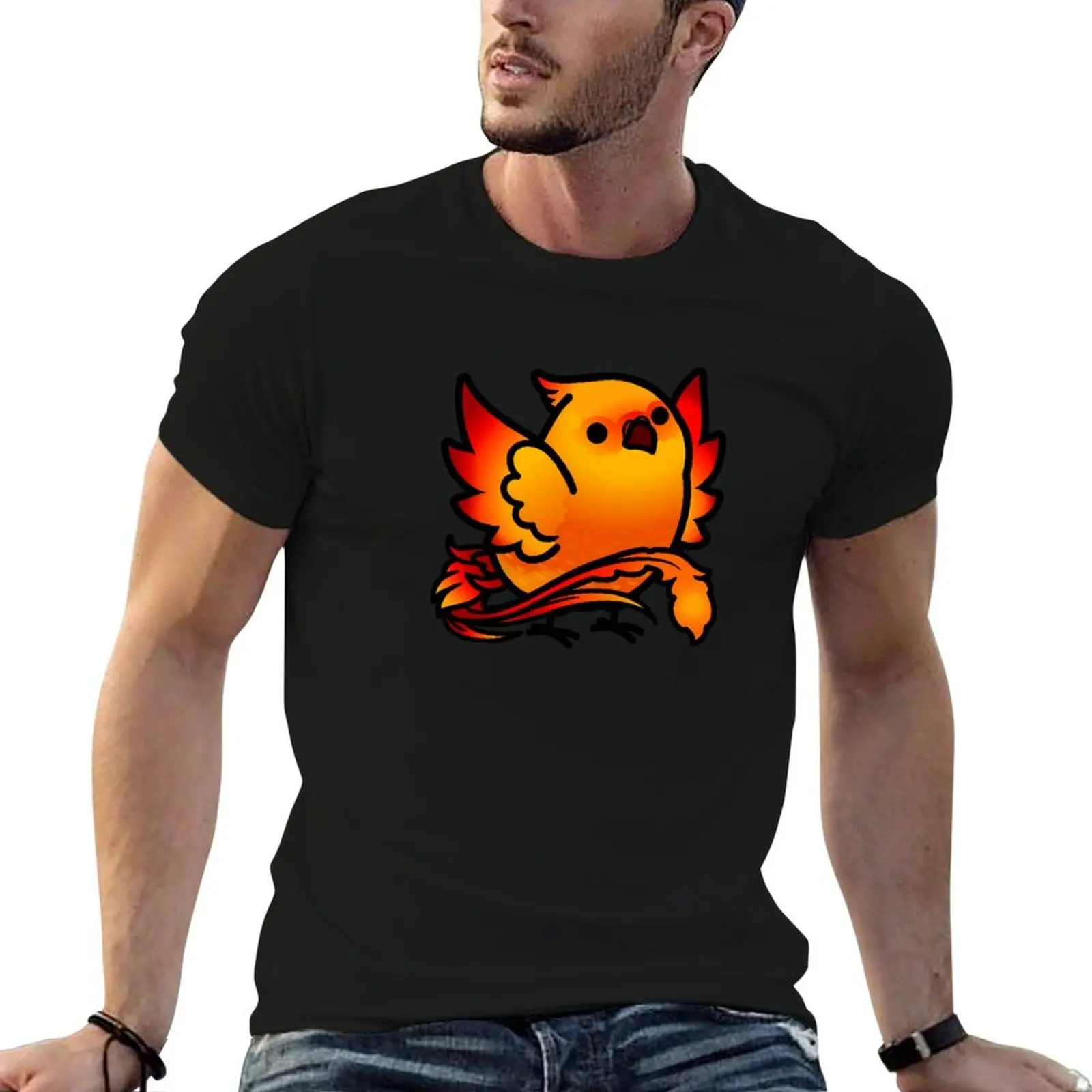 Chubby Phoenix T-Shirt street wear korean fashion fitted t shirts for men