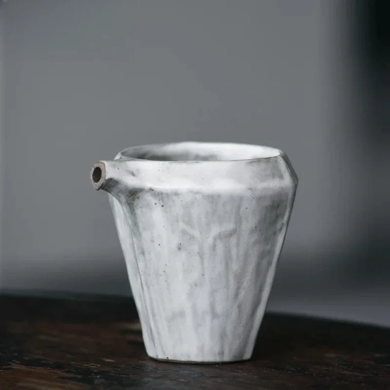 180ml Japanese Powder Yin Ceramic Tea Pitcher Japanese Coarse Cha Pottery Hai Household Justice Cup Tea Items Craft Accessories