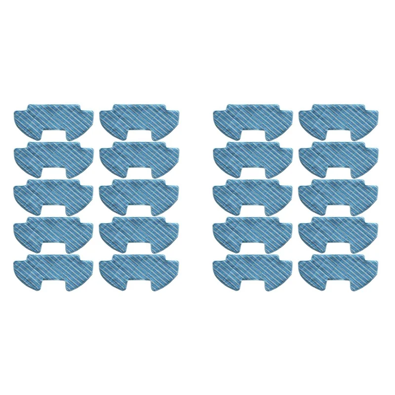 ABZA-20 шт. тканевые подушечки для швабры для Powerbot-E VR05R5050WK, запасные части для пылесоса