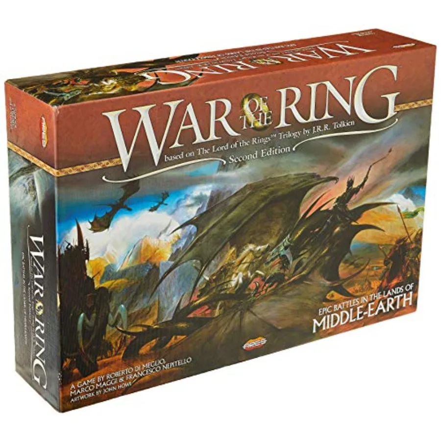 

Fantasy Flight Games Ares Games War of The Ring 2nd Edition Multi-Colored AGS WOTR001 for 2 to 4 Players