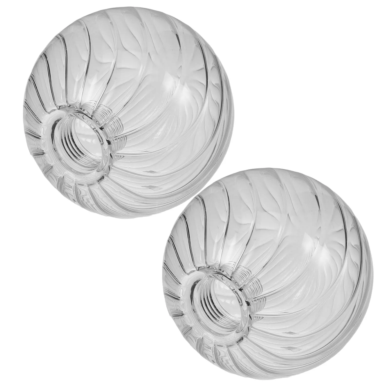 

2Pcs Bubble Glass Lamp Globe Lampshade Clear Round G9 Globe Light Cover Replacement for Modern Pendant Ceiling Wall Fixtures
