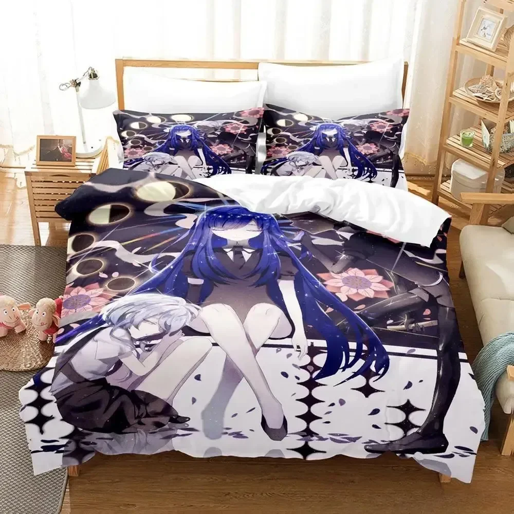 

3D Print Anime Houseki no Kuni Printed Bed Set Duvet Cover Pillowcase Bedding Set Linen Sheet Quilt Cover Full Queen King Size