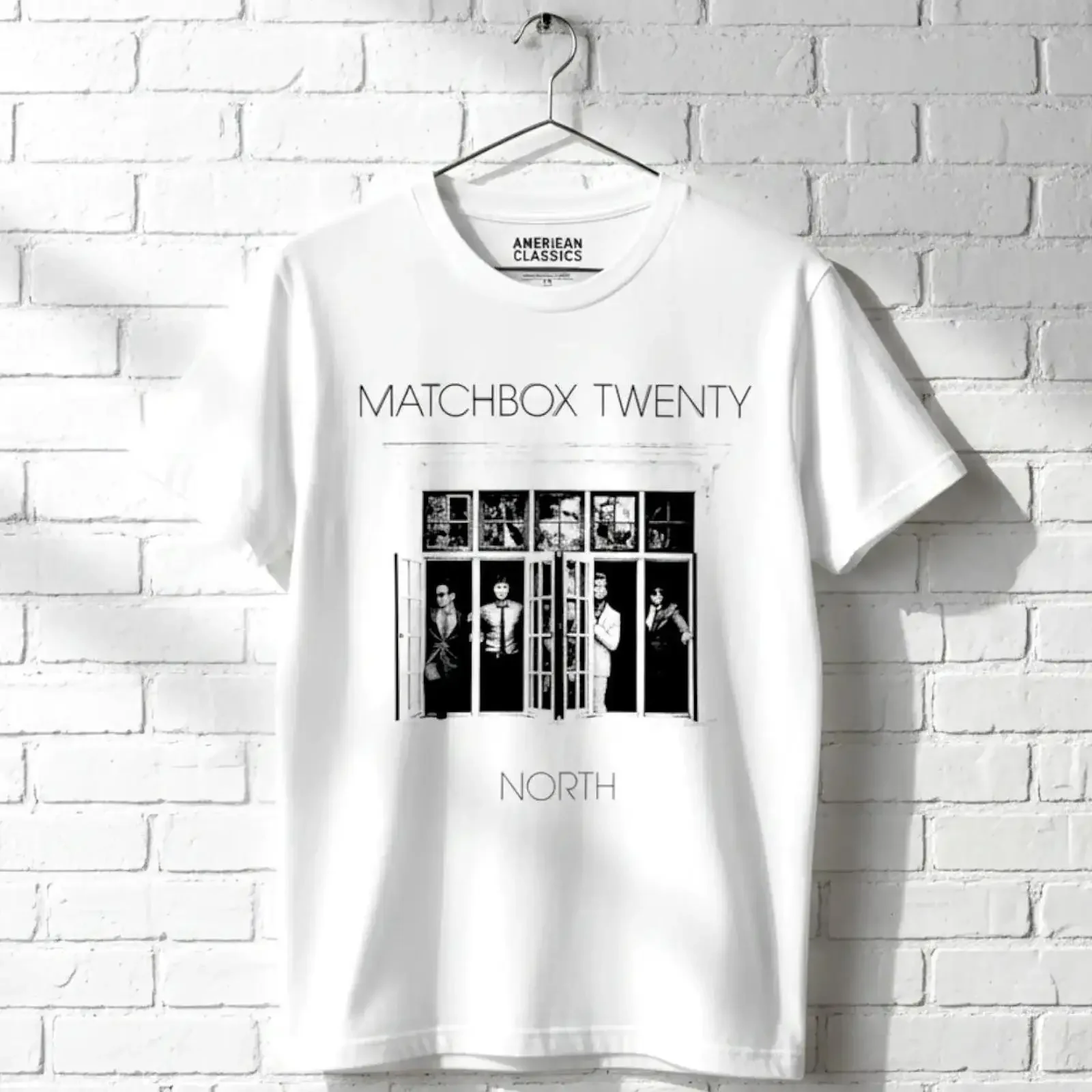 Matchbox Twenty T Shirt Vintage Rock Band with Faded Look vintage Washed Casual Stylish designer clothes graphic Soft homme