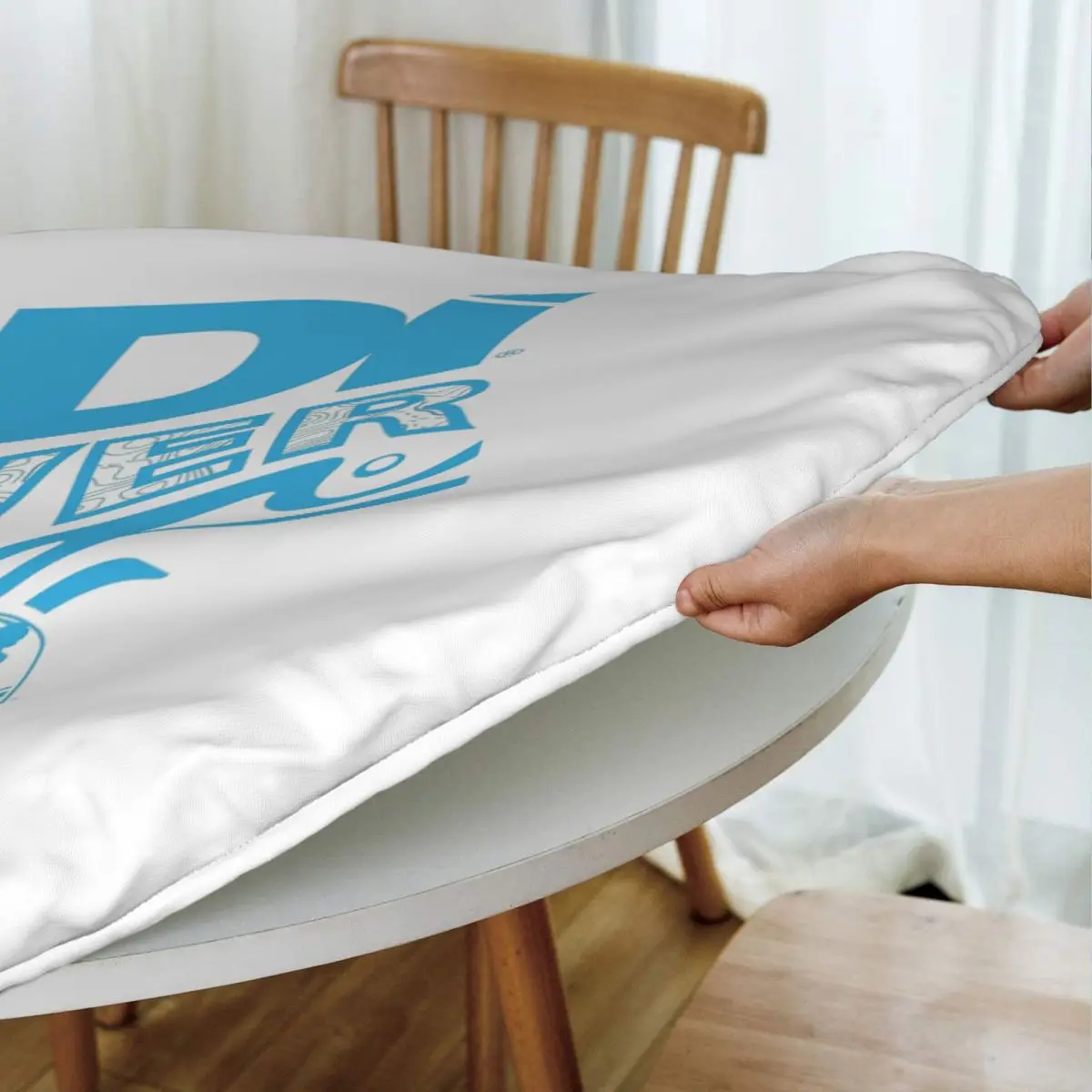 Scuba Diving International (SDI) Waterproof Round Tablecloth Oilproof Table Cloth for Kitchen Events Dining Table Cover