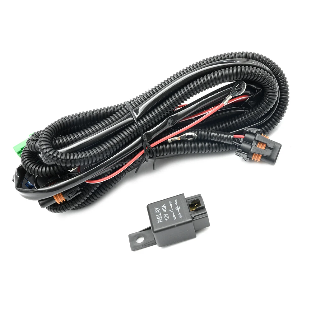 Honda Civic için H10 yüksek parlaklık far kablolama 1996-2000 salon 3D Hatchback Led sis lambası kablo demeti tel konektörü