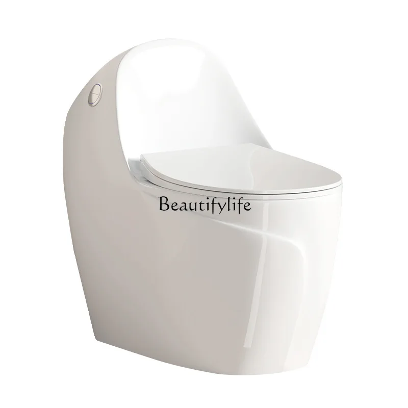 Household color toilet large diameter bathroom siphon deodorant toilet ordinary ceramic toilet