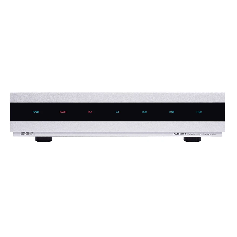 Brzhifi PA400 NEO Stereo Power Amplifier Ultra-Low Distortion High Power Output Rear-stage Power Digital Amplifier