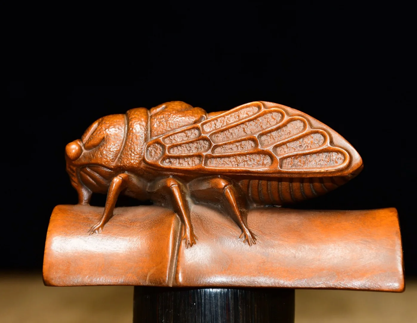 

8 "Коллекция плоха, старая самшит, Золотая статуя цикады, бамбуковая трубчатая основа, кулон, амулет, Дхрам, среди богатства, украшения, городской дом