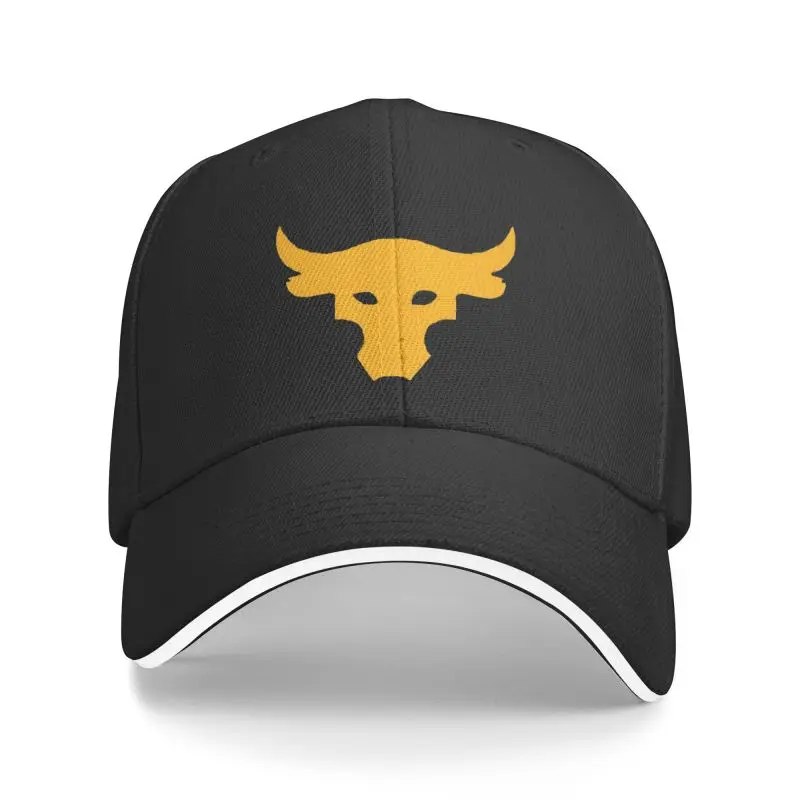 Custom Dwayne Rock Roll Bull Baseball Cap Women Men Adjustable Johnson Dad Hat Sports