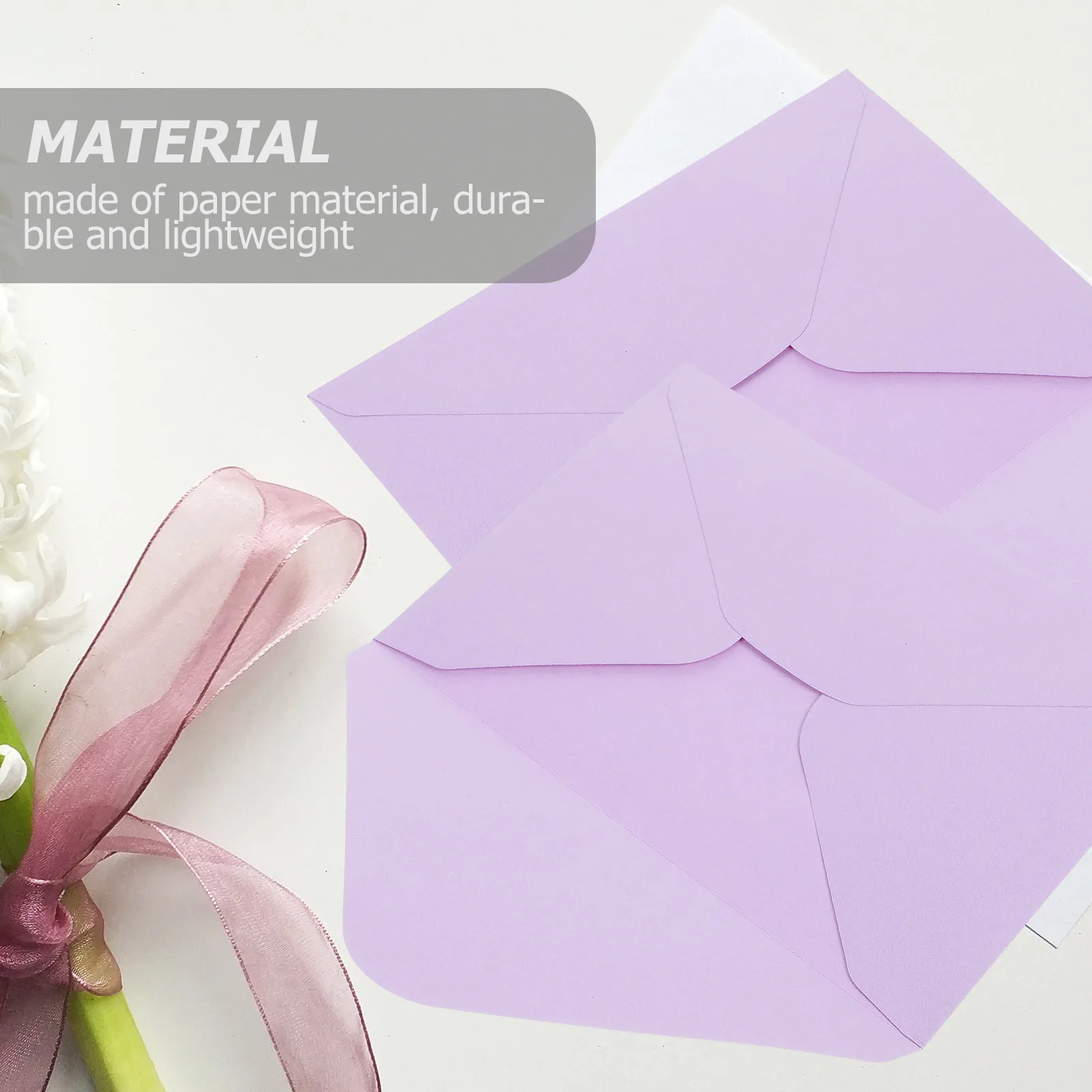 

50pcs Invitation Wedding Blank Envelopes For Cards Greeting Card Storage Party Paper Festival Letter Envelope Multi-Function