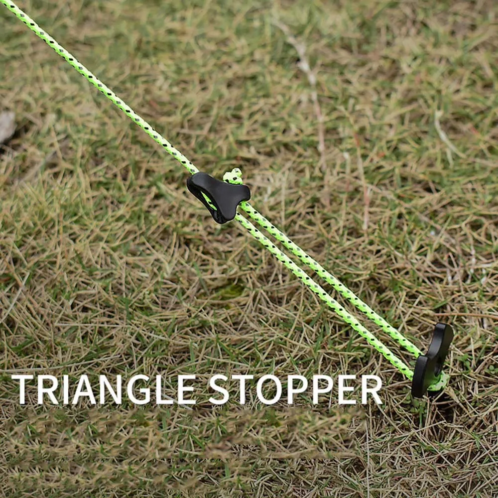 

Cord Tightener Non-slip Tightening Hook Buckles Wind Rope Buckle Triangle adjustment buckle Tent Accessories Pull Rope Buckle