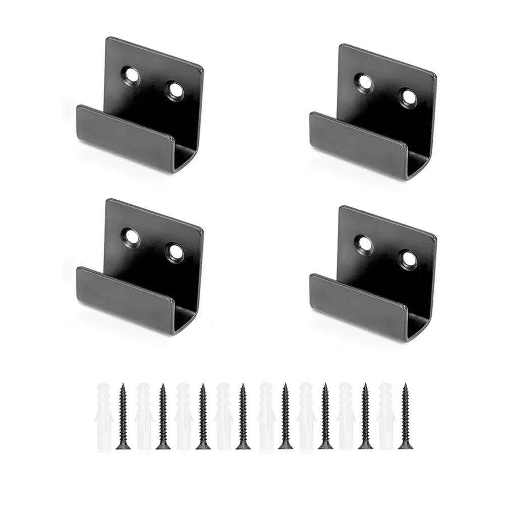 Stainless Steel Flat Hooks Hanger and Long lasting Great for Hanging Glass Photo Frames and Backpacks Set of 4