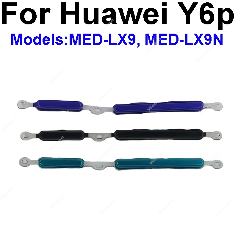 لهواوي Y5p Y6P Y7p Y8p Y8s على إيقاف زر الطاقة حجم الجانب مفتاح فليكس كابل إصلاح قطع الغيار