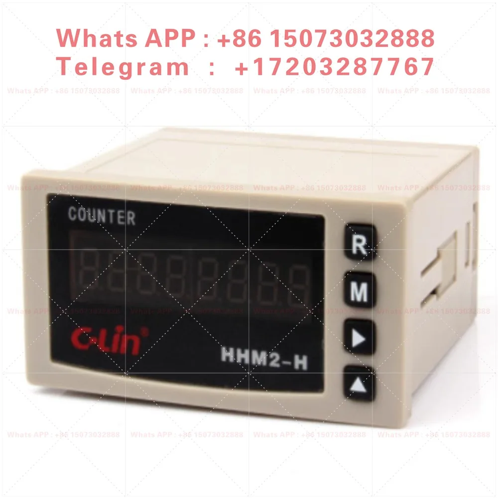 Xinling HHM2-H AC220V high-speed reversible counter, meter counter, counting speed 5000 times per second