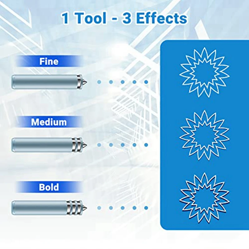 Foil Transfer Tool Replacement For Cricut Joy,Foil Transfer Kit With Foil Transfer Housing+3 Tip, Foil Transfer Tool Kit