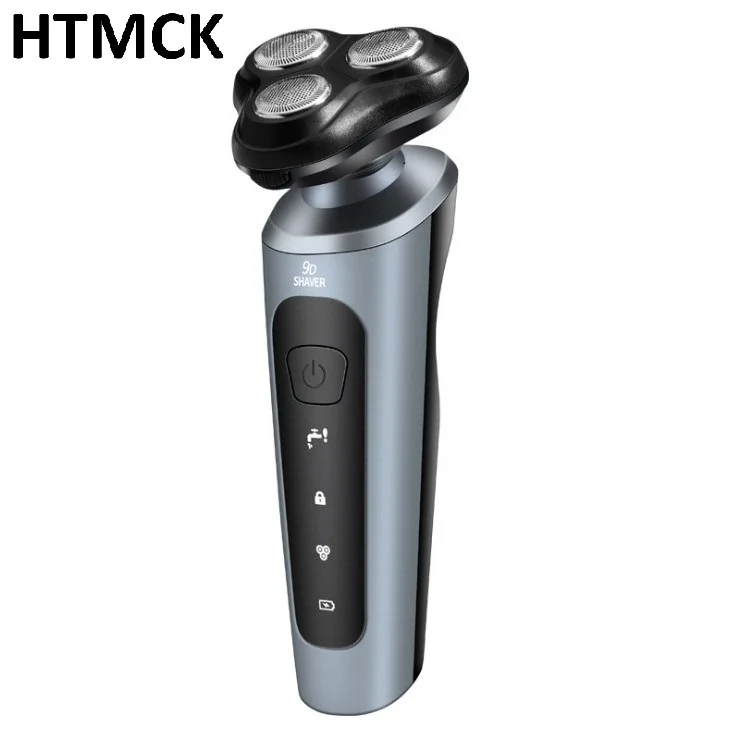 Waterproof Electric Shaver,HTMCK Wet & Dry Shaving, USB Charging, Portable for Travel, Business Trip & Daily Home Use