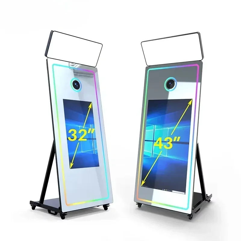 Cheap Price High Quality Selfie Magic Mirror Photo Booth Event Portable Photobooth Parts Kiosk Machine Wedding