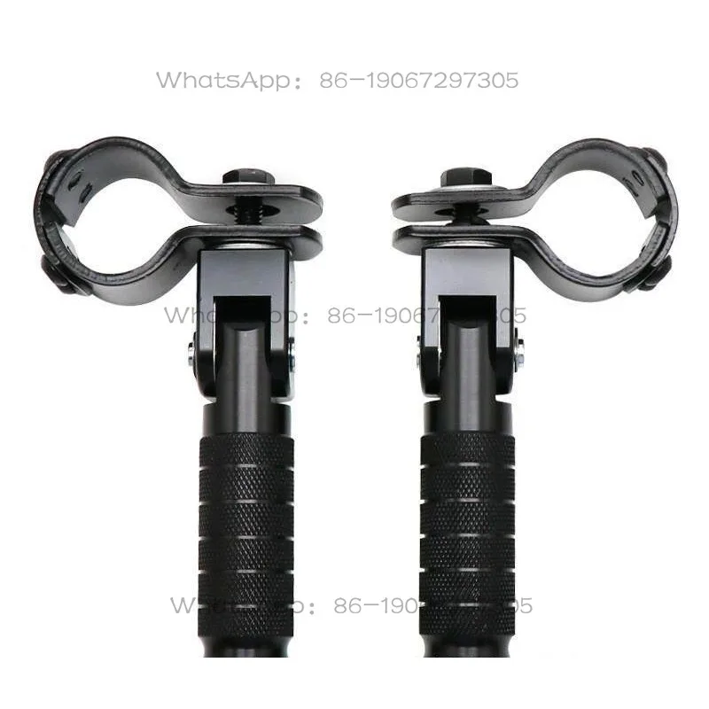 Suitable for motorcycle electric vehicle CNC modified foldable pedal, rear foot support, rear pedal bumper support