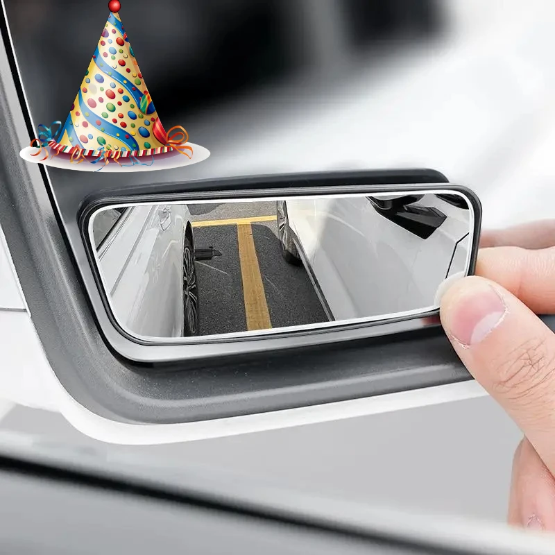 2 Stücke 360 Grad Einstellbare Blinden Fleck Spiegel Auto Hilfs Rückspiegel Konvexen Spiegel Runden Rahmen Weitwinkel Spiegel für Auto Rückwärts