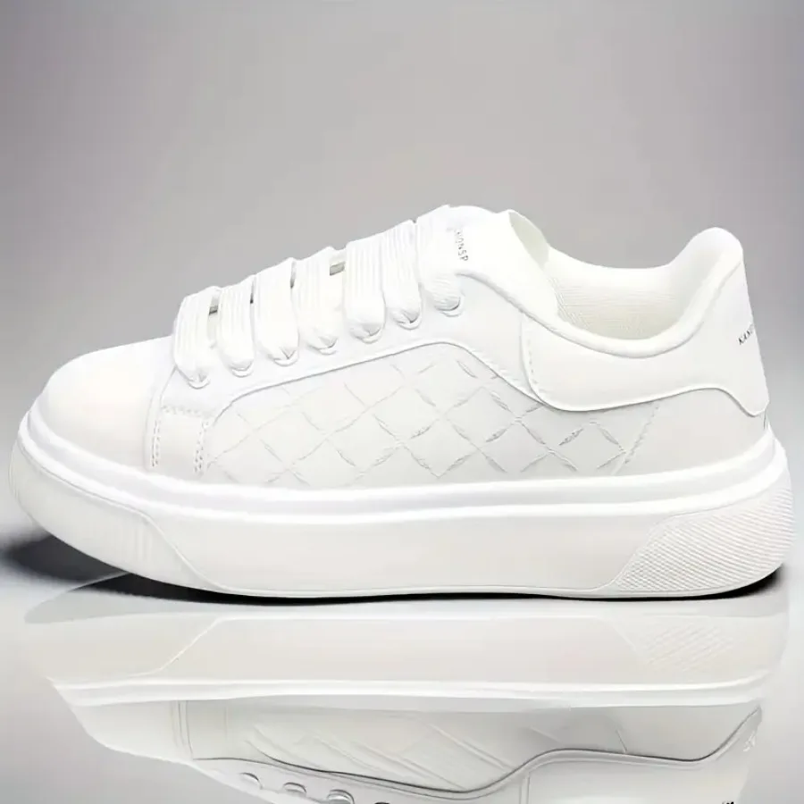 

[Men's White Sneakers] Sneakers Men's Shoes White Shoes 2025 Spring and Autumn New White Shoes Fashionable Casual Shoes Versati