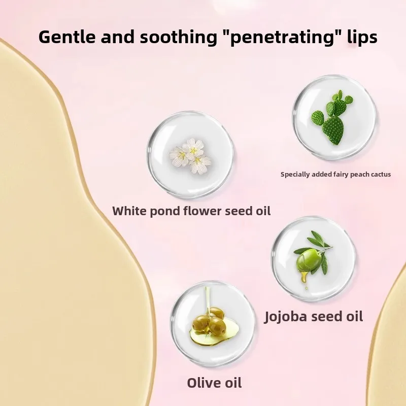 DEZONE double-headed lipstick floating light mirror lip glaze does not fade and does not stick to the cup lip liner