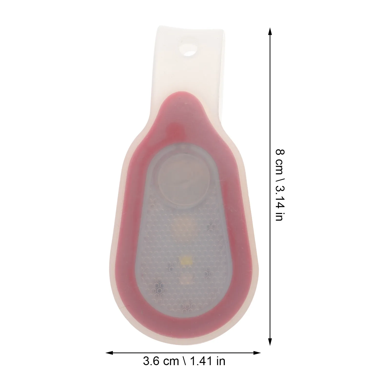 LED Clip On Running Lights 2 Pack Hands Free Magnetic Safety Lamps for Camping Hiking Jogging Cycling