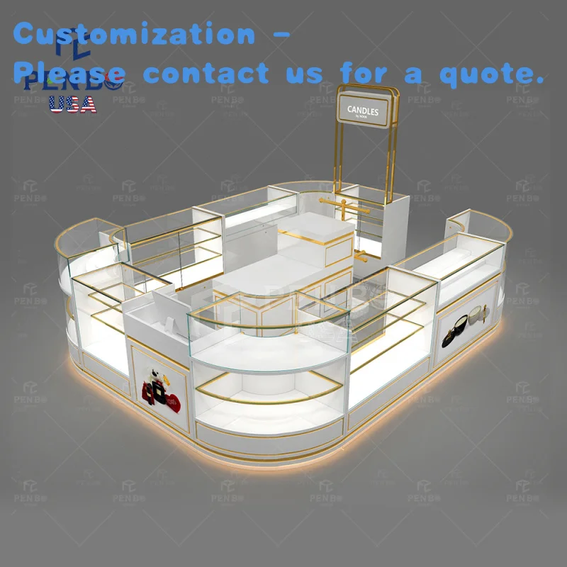 

custom.High Quality Customized Led Light Kiosk Showcase Custom Perfume Jewelry Optical Sunglasses Kiosk Mall Kiosk Design