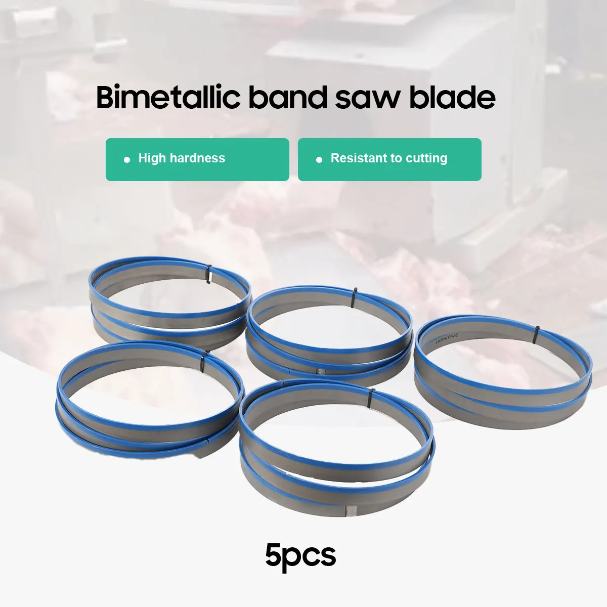 3/5 Stück M42 Bimetall-Metallschneidebandsägeblatt 2720*27*0,9 MM Bi-Metall Bandsägeblätter für Holzbearbeitung und Metallschneiden – Detail 10