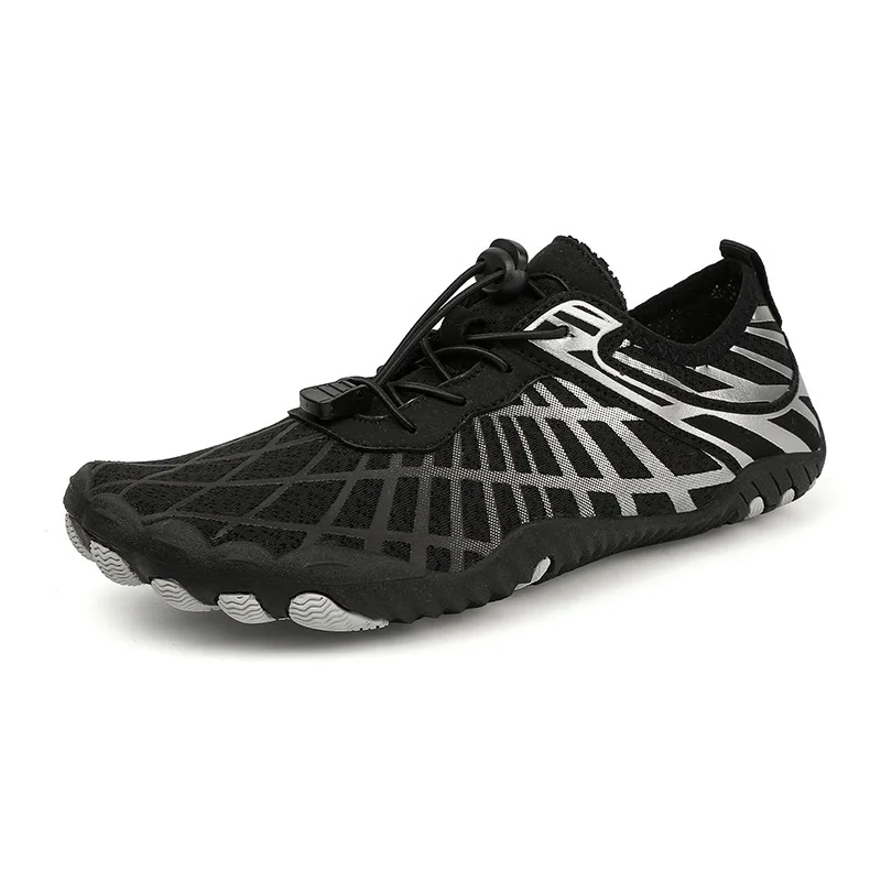 Couple Five Toe Water Shoes, 2026 New Breathable Quick Dry Aqua Shoes, Non-slip Wading Beach Shoes for Outdoor Swimming Surfing