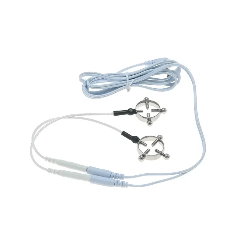 التحفيز الكهربائي لعبة الجنس للرجال النساء الملحقات نبض مدلك الحلمة المشابك صدمة كهربائية مشبك الثدي تدليك موصل #3