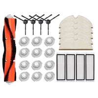 26PCS Accessories Kit For Xiaomi Roborock S5 S6 Pure S60 S65 S50 E25 E4 Mijia 1S Vacuum Mop Roller Side Brush Filter