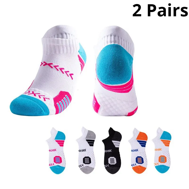 New Winter 2 And Autumn Pairs Mens Professional Sports Socks Short Tube Fitness Running Outdoor Basketball Ankle Socks