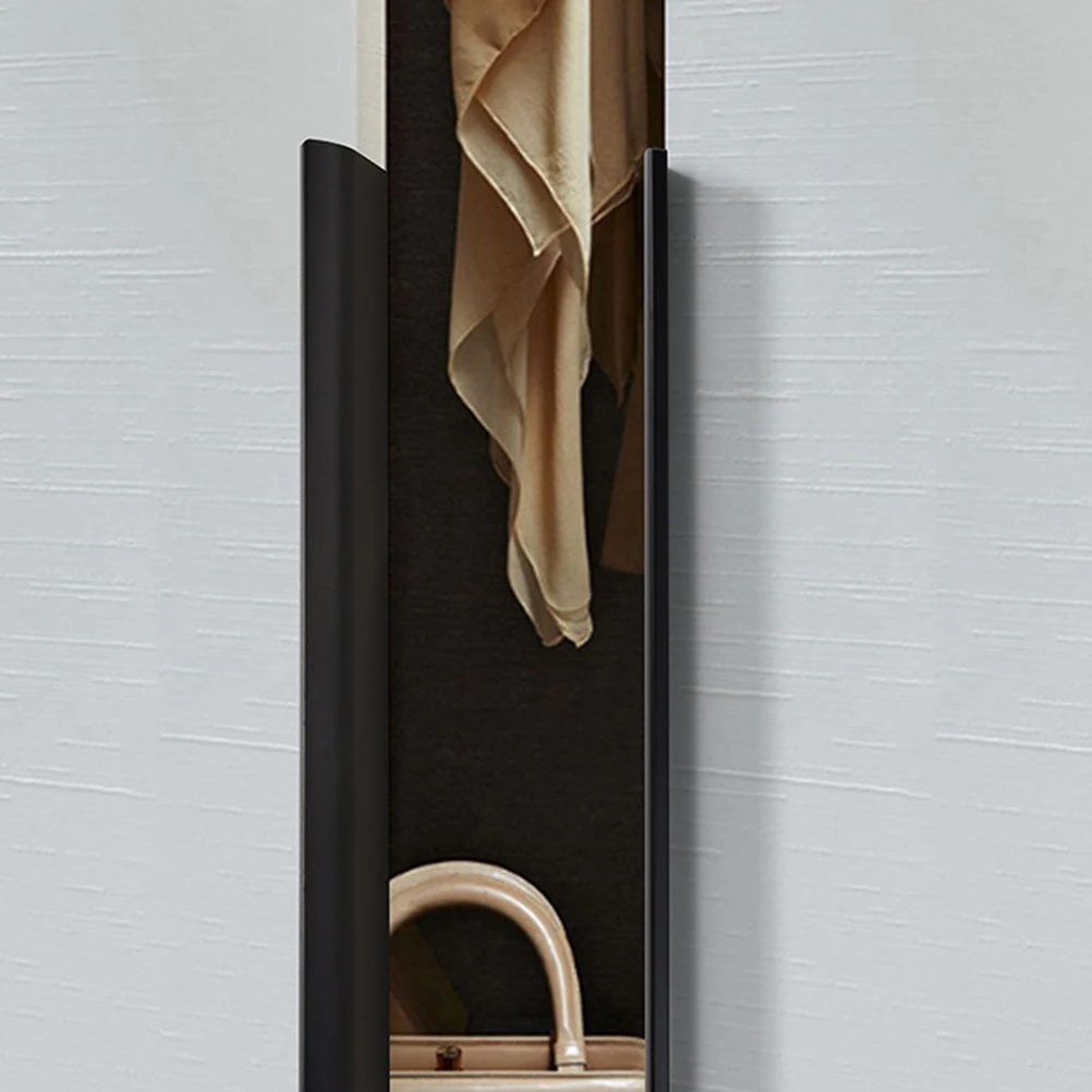 

Black Handles Invisible Aluminum Tag Furniture Pull Cabinet Kitchen Drawer Pulls