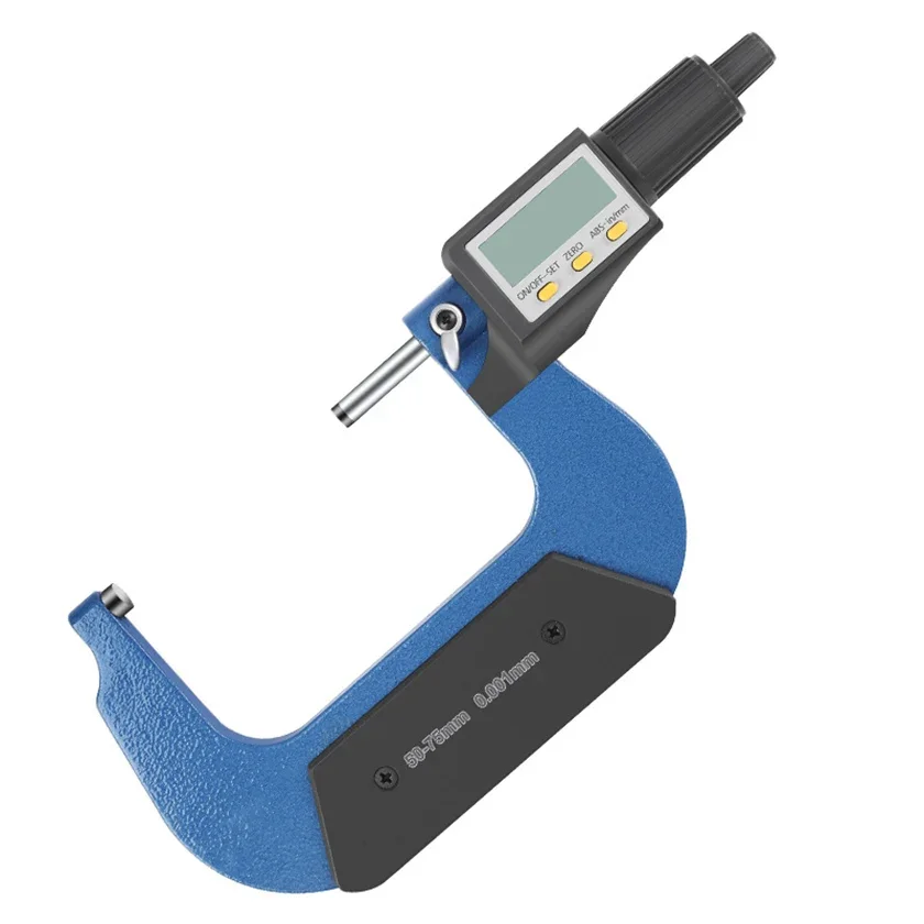 high quality Digital Calibrated micrometer screw Gauge with carbide-tipped measuring faces