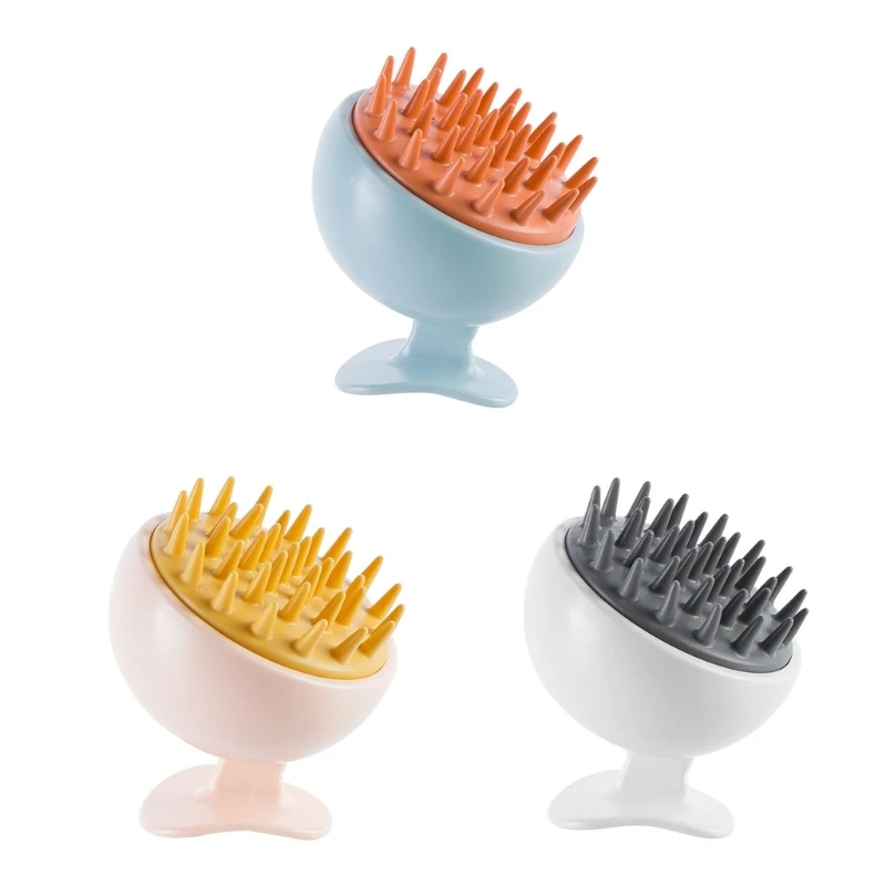 

Scalp Massager Hair Brush Hair Massager Waterproof Shower Scalp Scrubber with Soft Bristles Shampoo Scrubber Hair Brush