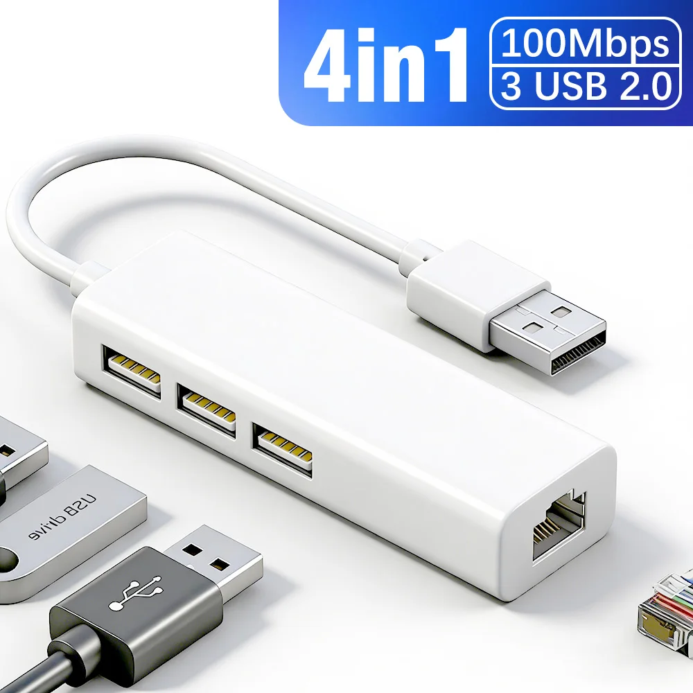 3-Port Usb 2.0 Hub …