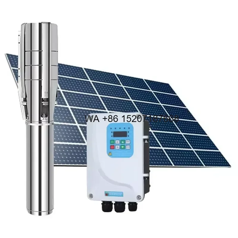 Wmwmnu Complete Borehole DC Solar Pump System with Panel for Farm Water Supply