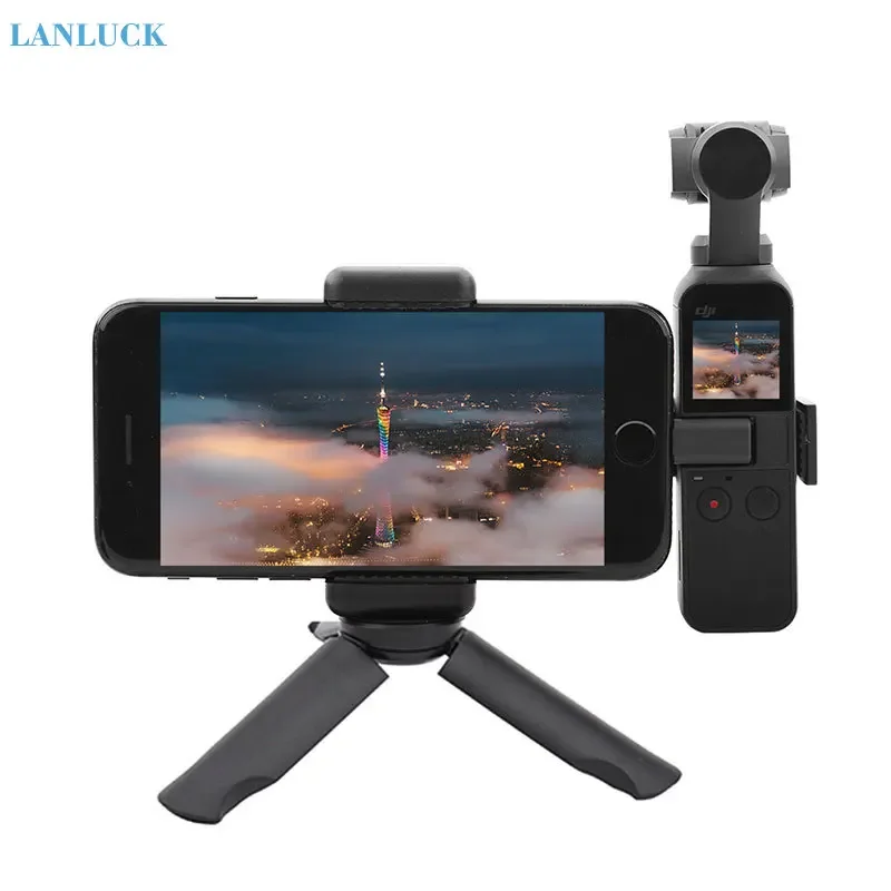 Phone Holder Clip for Osmo Pocket 2 Foldable Tripod Gimbal Bracket Mount Quick Release Design for DJI Osmo Pocket Accessories
