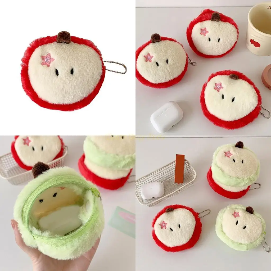 X90d weicher Fuzzy Fruchtmünzen Geld