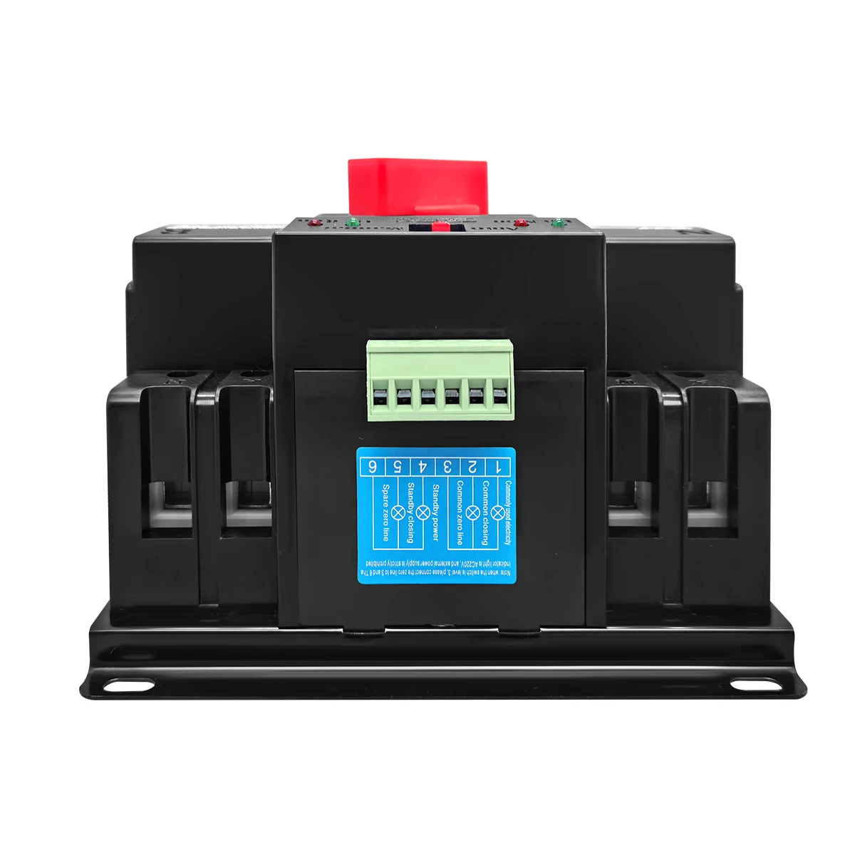 TOMZN night light series 2P 63A 125A 220V 230V 50/60Hz MCB type Dual Power Automatic transfer switch ATS 2in2out/2in1out
