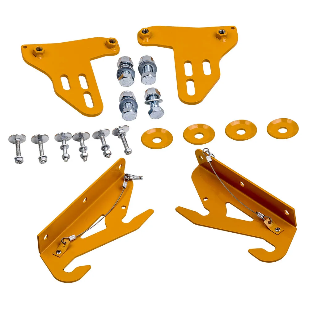 Front Bumper Wind Splitter Support Bracket For Honda Civic Acura Integra