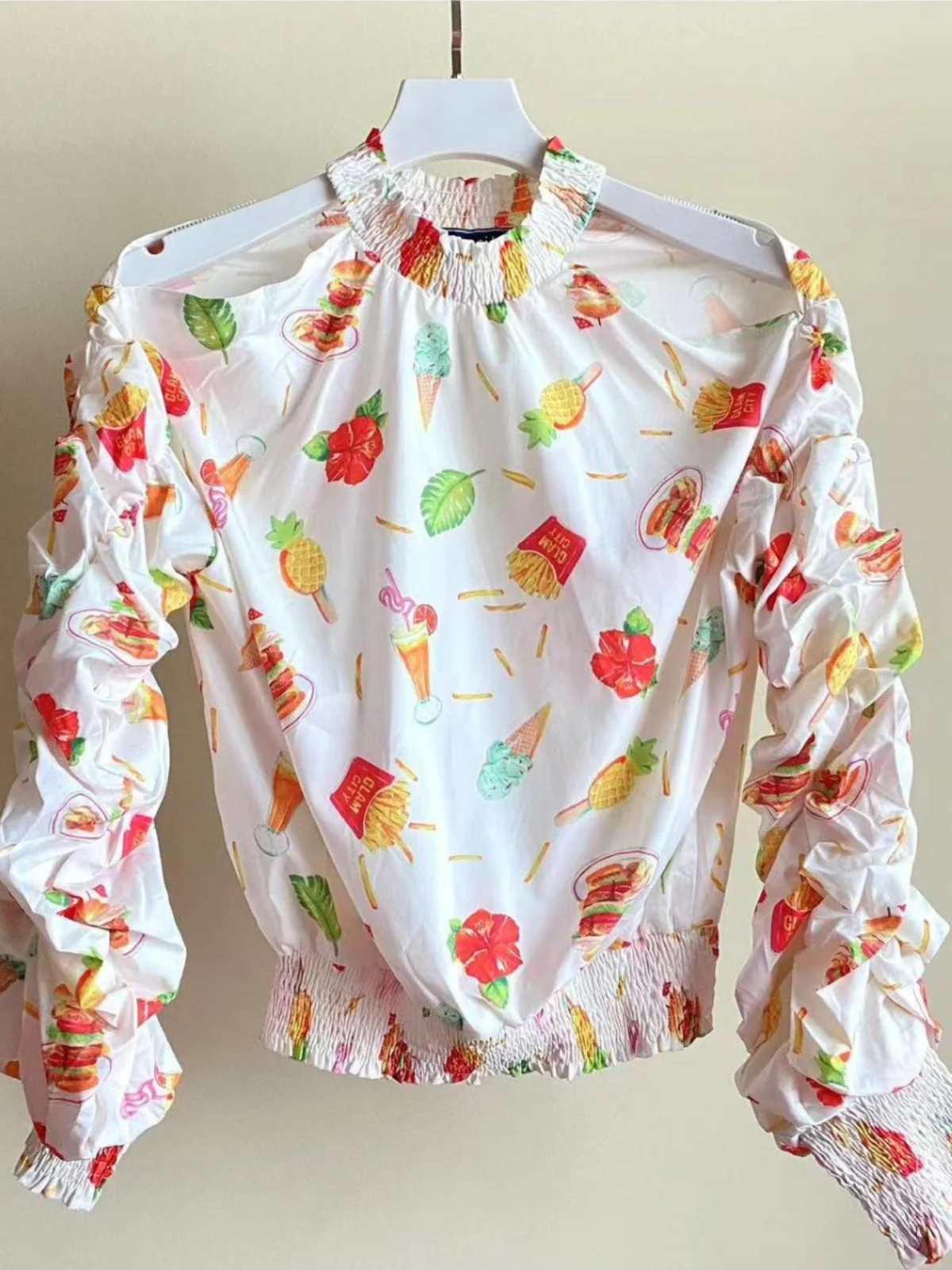 Faionable Long Sve da donna irt Slim Fit Lady Sle Stampa leopardata Abbigliamento casual V-Ne Materiale sottile Colore con cappuccio