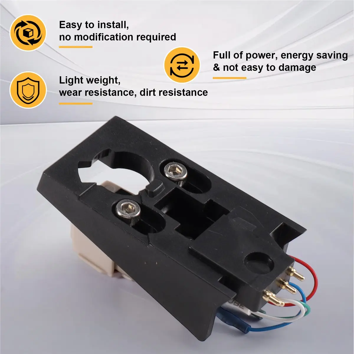 AT3600L Cartridge Stylus Holder 1/2 Cartridge Mounting Plate for Dual TK14 TK181 TK120 TK123 201 Replacement Parts