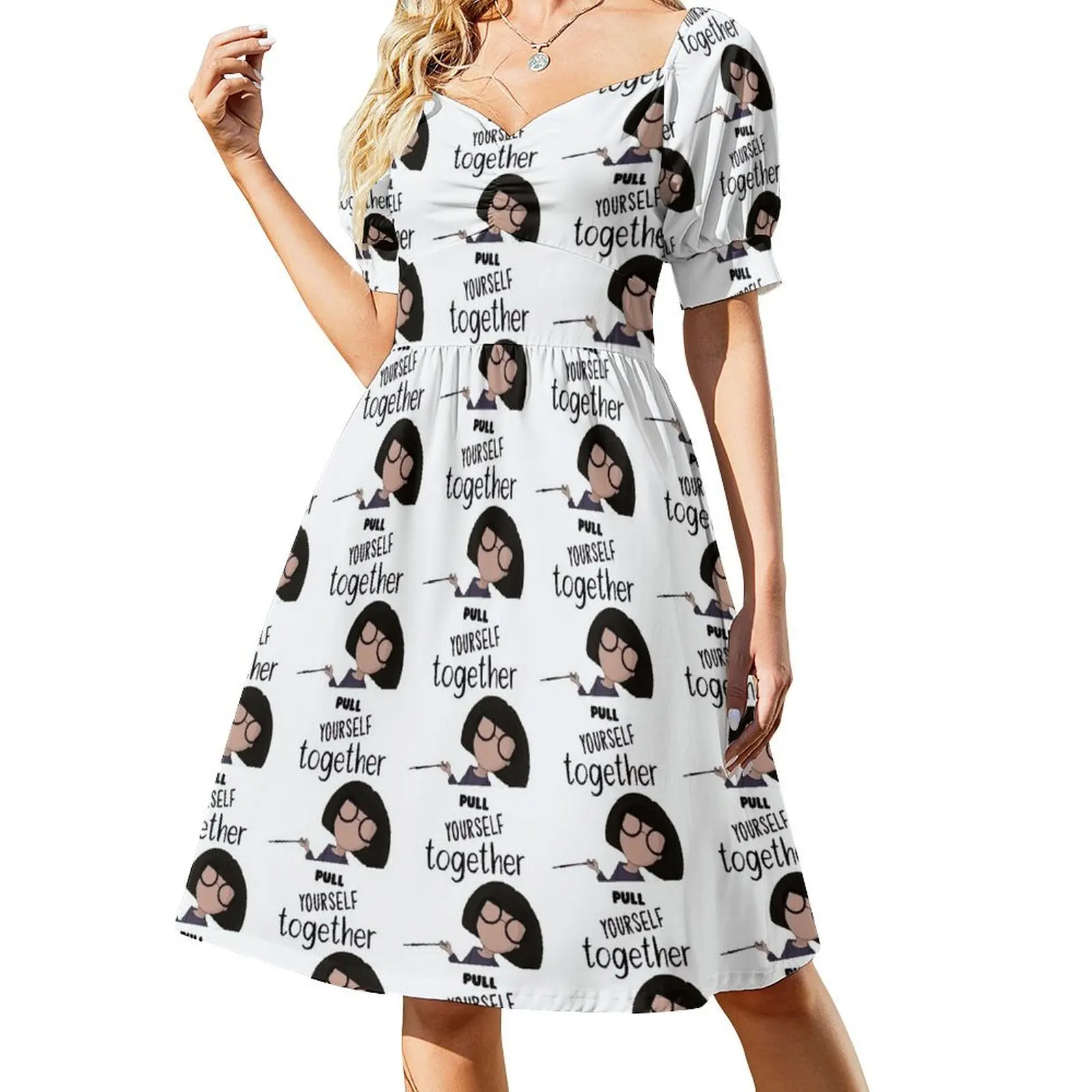 

EDNA MODE Short-Sleeved Dress women's clothing summer 2025 novelties women long dresses Female clothing