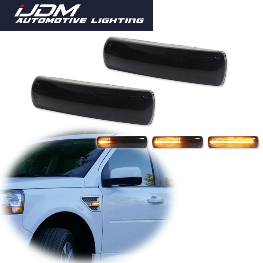 

For Land Rover Range Rover Sport / LR2 Freelander 2 / LR3 LR4 Discovery Sequential Amber LED Car Front Fender Side Marker Lights
