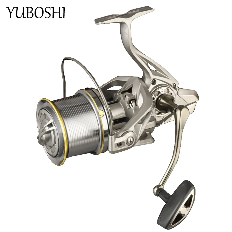 

YUBOSHI Hot Sale Seawater 8000-12000 Series Spinning Distant Coil 6+1BB Metal Spool High Speed Carp Fishing Reel