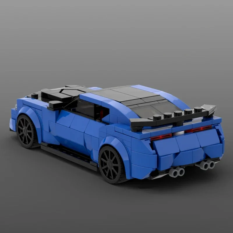 City Car Speed Champion Model MOC Building Bricks ZL1 1LE Sports Car Modular Technology Gift Holiday Assemble Children Toys Suit