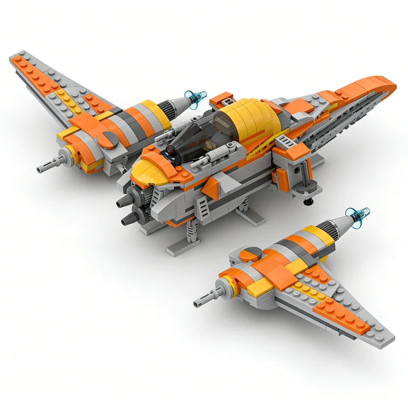 489 قطعة MOC Slayn Korpil VIC 3 الجراد الاعتداء ستار معركة نموذج اللبنات لعبة العمارة هدايا عيد الميلاد التعليم