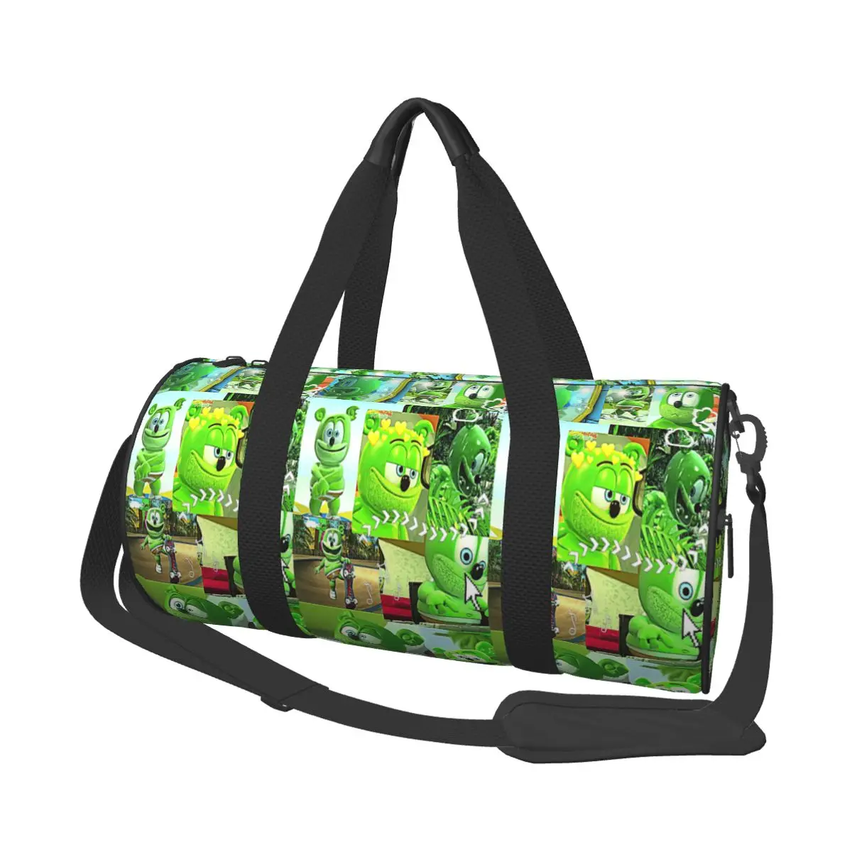 

Gummibar (the Gummy Bear) Large Duffle Gym Bag Waterproof Duffle Travel Bags Handbags Fitness bag